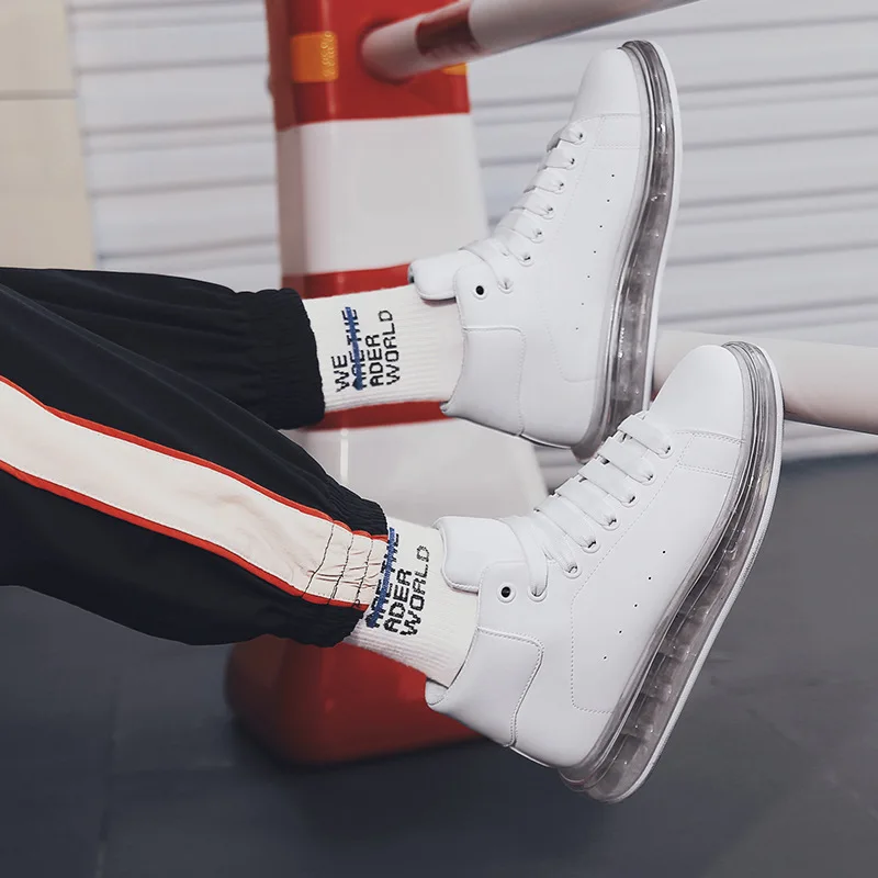 Luxury Brand Designer McQueen Shoes Men Casual Shoes Platform Sneakers AIR Buffer Men Cushion White Chunky Designer