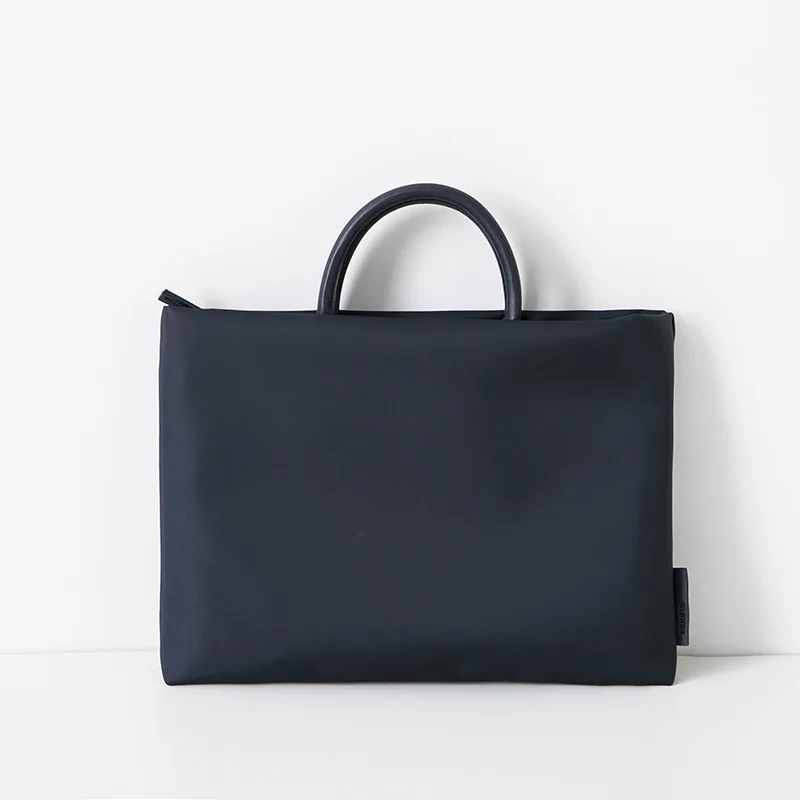 Портативные сумки для документов, А4, рабочая сумка, водонепроницаемый портфель для мужчин и женщин, деловая, офисная, для встреч, сумка для информации, сумка для компьютера - Цвет: blue M 42-31CM