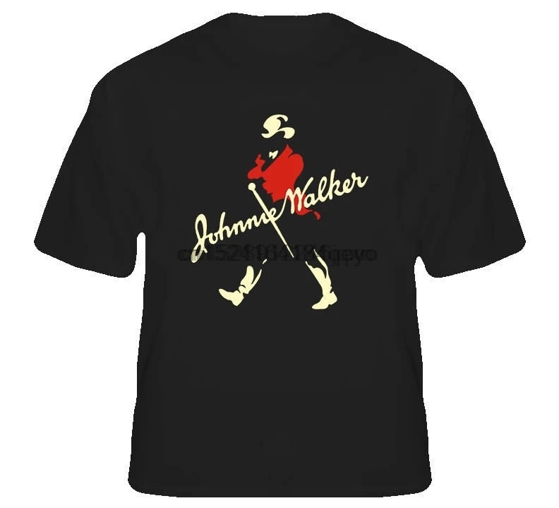 Johnnie Johnny Walker Whiskey Booze Alcohol Top Hat T Shirt |