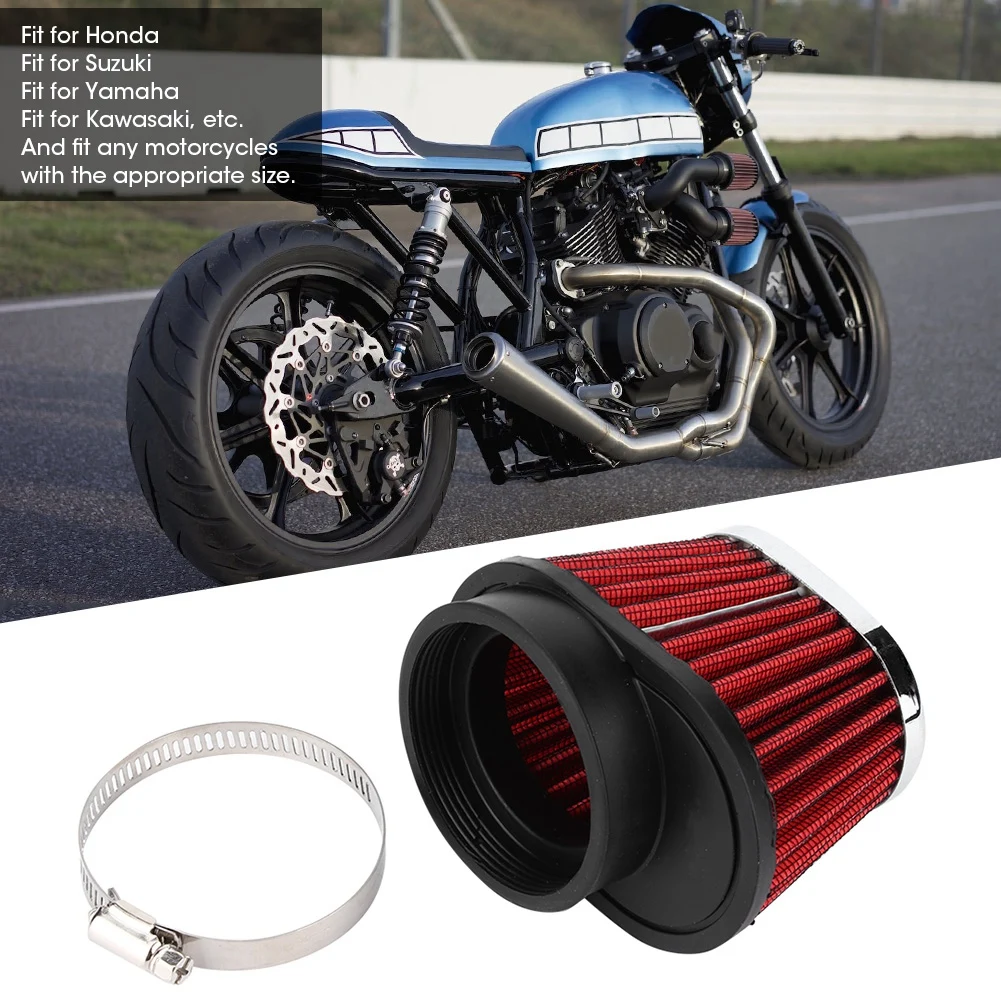 Фильтр для очистки воздуха аксессуары мотоциклов Honda Suzuki Yamaha Kawasaki 60 мм |
