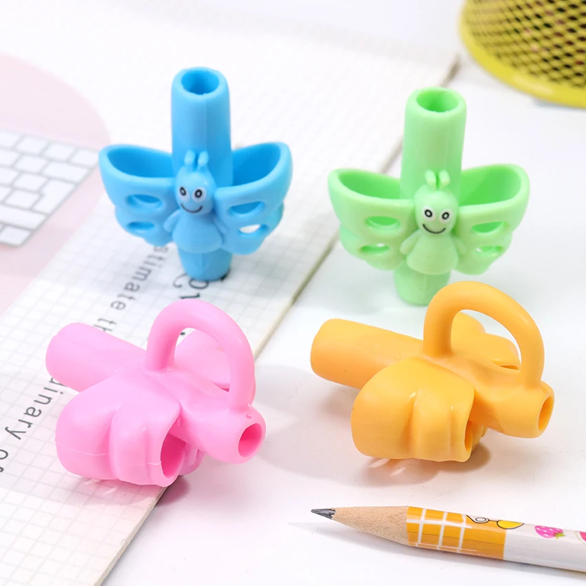 1PC Non Toxic Children Three-Finger Hold a Pen Corrector Writing Aid Grip Posture Correction Tools Office School Supplies
