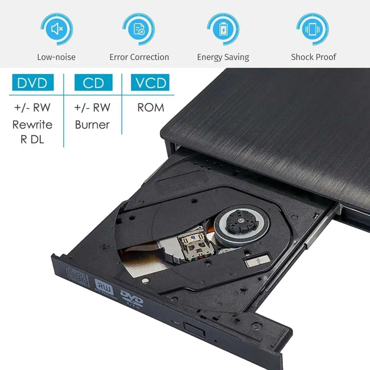 Usb 3.0 DVD RW unidade óptica externa