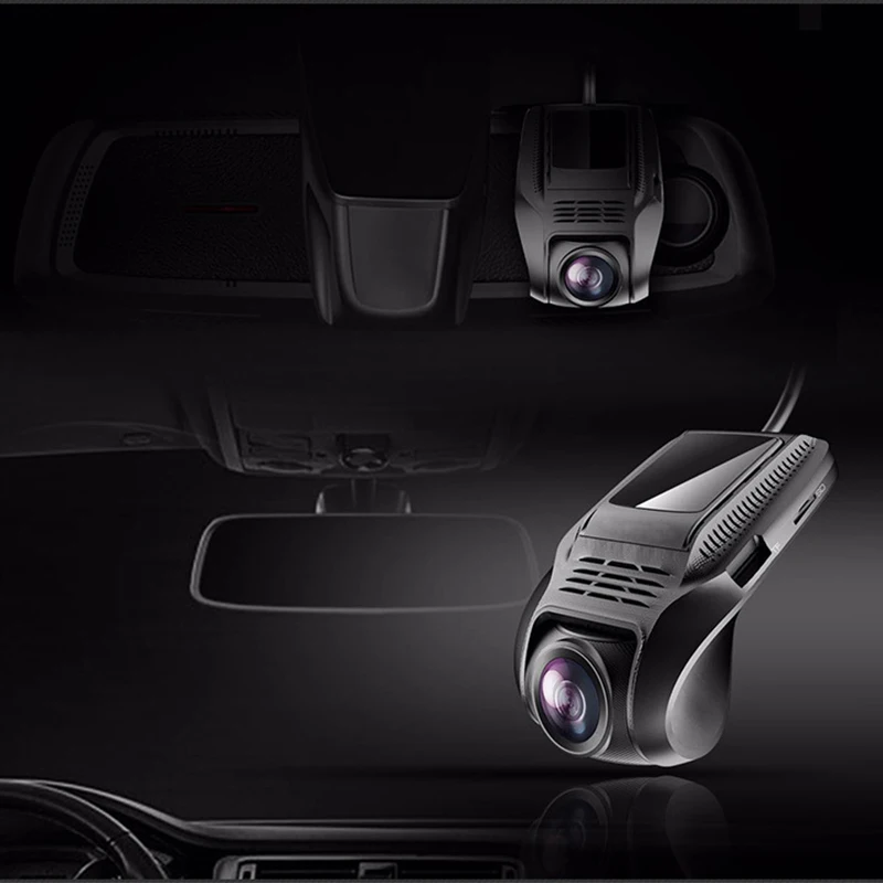 Автомобильный видеорегистратор с Wi Fi 1080P Full HD двойной объектив камера заднего