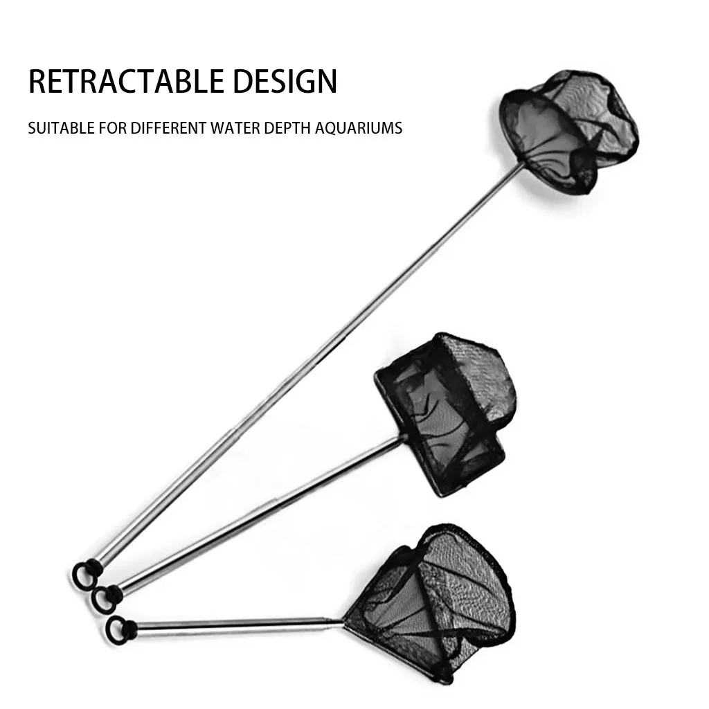 

Fish Net Telescopic Pole Handle Durable Sturdy And Practical Mesh Safe Fish Catching or Releasing Hand Fishing Net