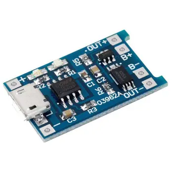 

18650 1A Lithium Battery Charging And Protection Integrated Board Charging Belt Protection Two In One Module Micro