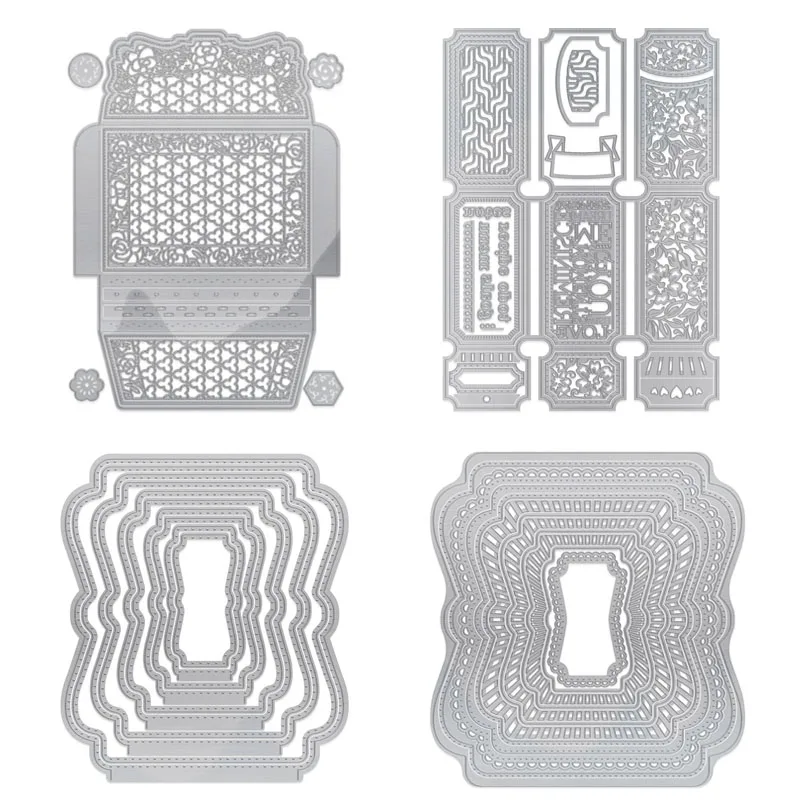 Legacy Keeper Wallet Layered Frames Metal Cutting Dies for DIY Scrapbooking Cards Crafts New 2019
