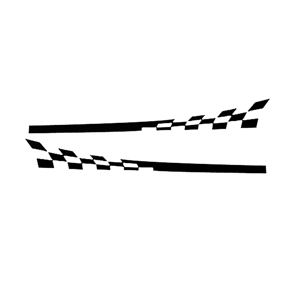 2pcs Auto Racing Decal Stickers Emblem for Mitsubishi Lancer-ex V3 Lingyue for Honda