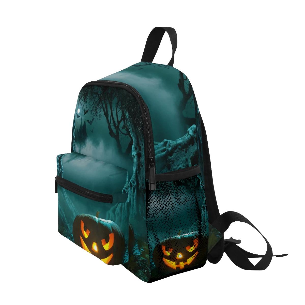 ALAZA школьная сумка рюкзак с рисунком на Хэллоуин для подростка, мальчика, студента, школьный рюкзак для начальной школы Mochilas