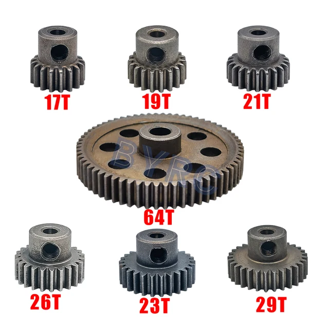 Engranaje De Motor Para Hsp Rc Car Iron 17t 21t 26t 29t 64t | Cuotas Engranaje De Motor Para Hsp Rc Car Iron 17t 21t 26t 29t 64t | Cuotas