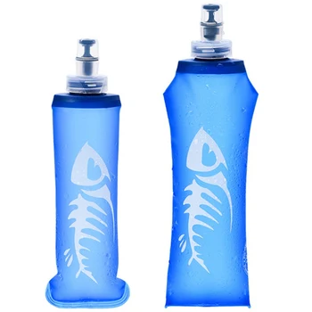 

250 / 500ML Sports TPU Collapsible Folding Soft Flask Water Bottle Cup Kettle Hydration Pack Bladder Water Reservoirve