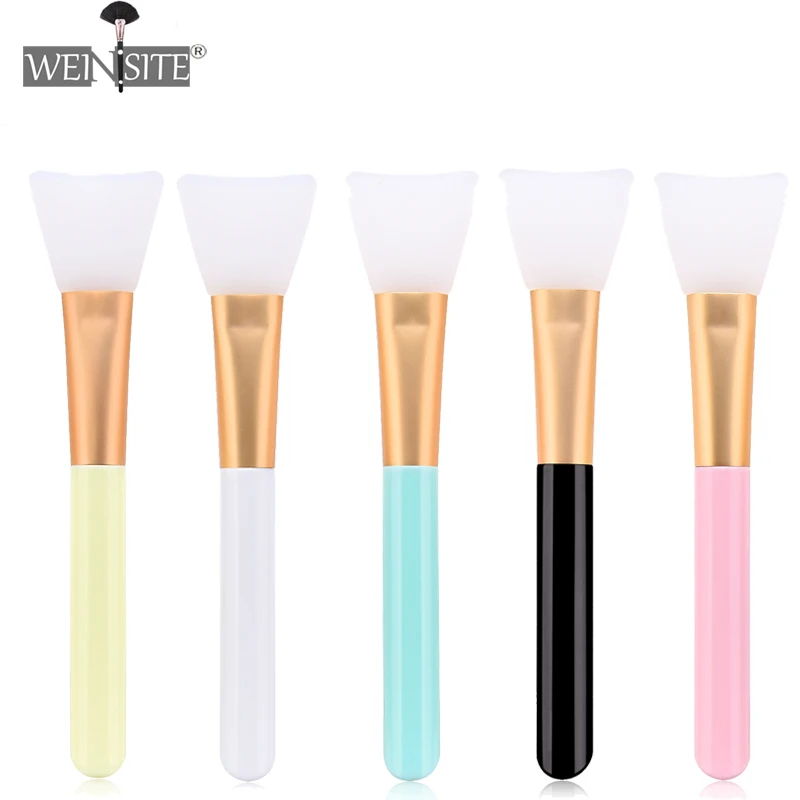 

Colorful Professional Silicone Facial Mask Brush DIY Mud Mixing Skin Care Beauty Makeup Brush For Women Girls Brochas Maquillaje