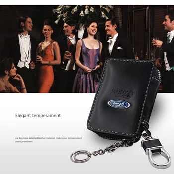 

Car Key Case Keys Organizer Card Bag Key Holder Covers Zipper Bag For Ford Fiesta EcoSport Escort focus 1 2 3 mk2 mk3 mk4 mk5 mk