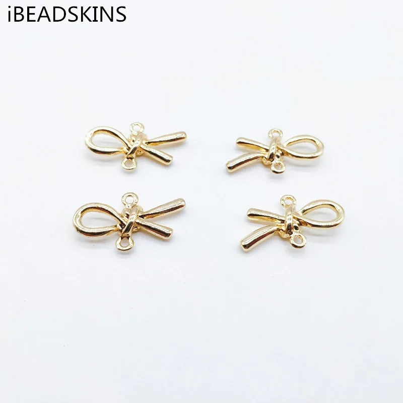 

New arrival! 25x15mm 100pcs Bows-shape connectors for earrings accessories,Earring parts,hand Made Jewelry Earring DIY