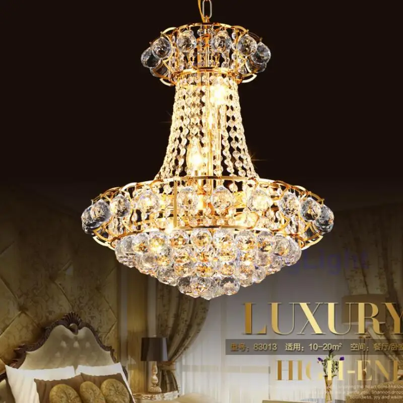 

Modern Led Chandelier Luxury K9 Gold Crystal Chandeliers Lighting Lustre Cristal Upscale Lustre For Dining Living Room Bedroom