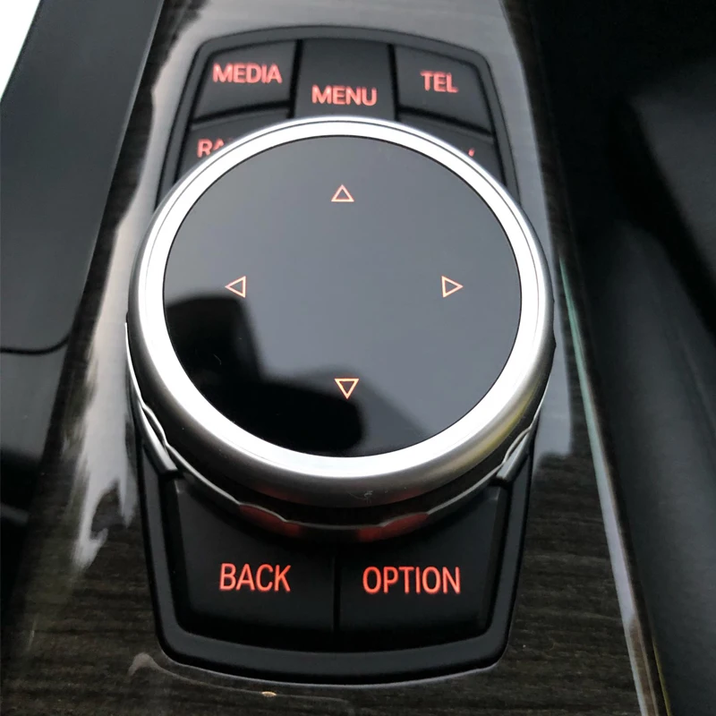 Автомобильный Стайлинг Мультимедийные кнопки крышка наклейки iDrive для BMW F20 F25 F30 F10