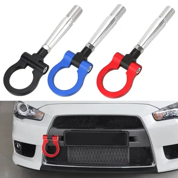 

Car Auto Rear Front Trailer Vehicle Towing Hook For Mitsubishi Lancer EVO X 10 2008-2016 Trailer Towing Bar Car Racing Tow Hook