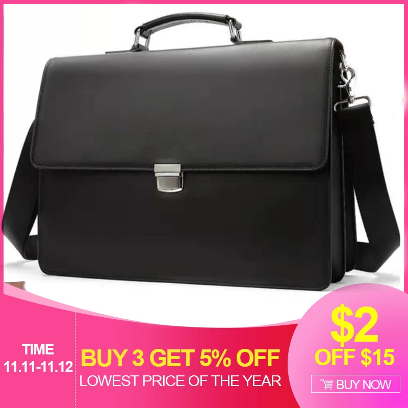 

YICIYA Men's Briefcases Laptop Bag Leather Bag Genuine Leather Lawyer/Office Bags for Document/Computer Bags Briefcase