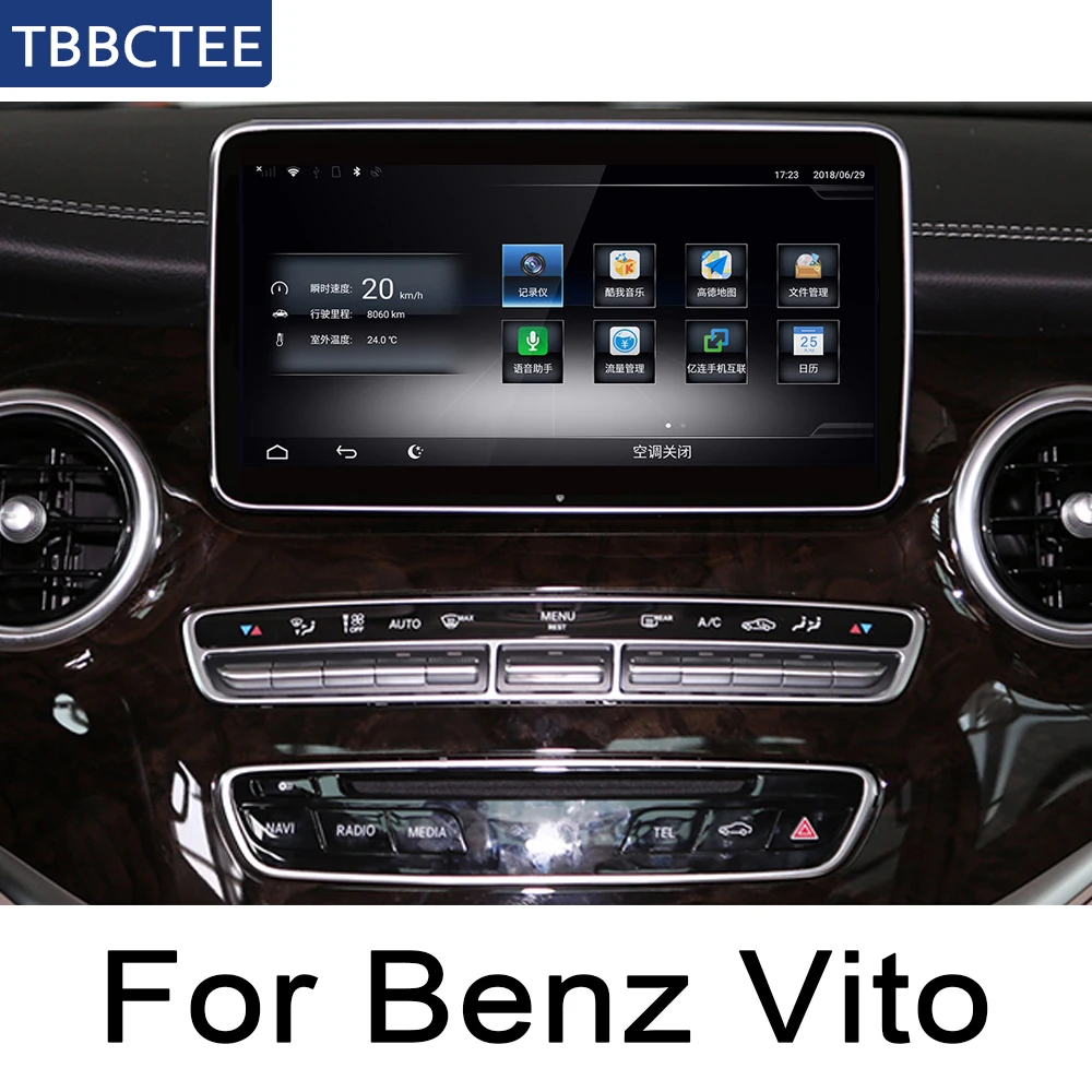 Для Mercedes Benz Vito~ автомобильный Android радио gps мультимедийный плеер стерео HD экран навигация Navi медиа wifi HD экран
