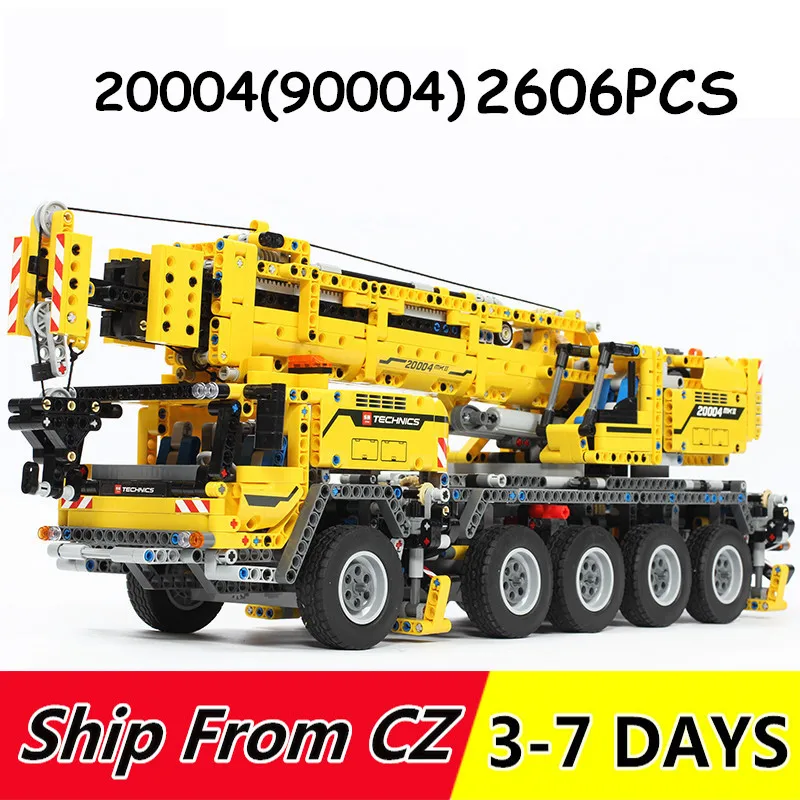 

King 20004 Motor Power Mobile Crane Mk II Car Model Building Blocks Bricks Compatible Technic 42009 gifts