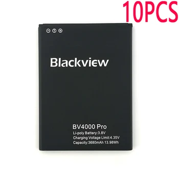 

10PCS New 100% Original 3680mAh BV4000 Pro Battery For BV4000 Pro MTK6580A Mobile Phone High Quality Battery+Tracking Number