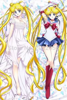 

Anime Dakimakura Body Pretty Soldier Sailor Moon 150x50cm 100x35cm Pillow Case Cover Manga 1