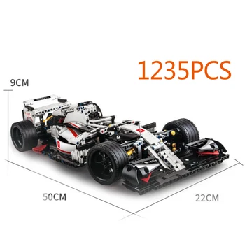 

1:10 scale super racing car pors F1 Technics building block model vehicle steam assembly bricks toys collection FOR GIFTS