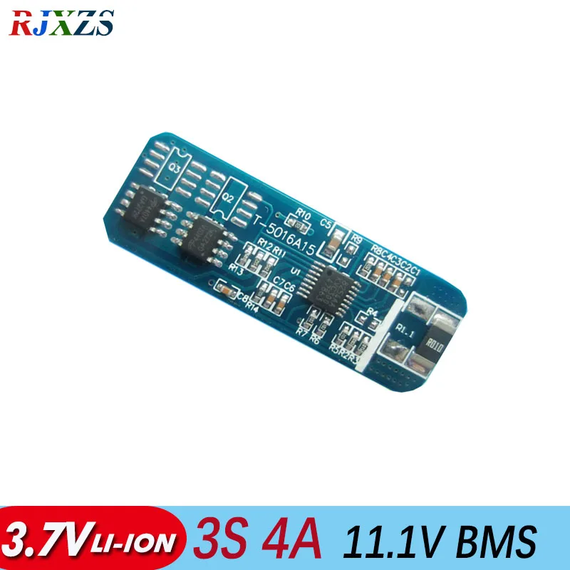 3S 4A 11.1V lipo lithium Polymer BMS/PCM/PCB battery protection circuit board for 3 Pack 18650 Li-ion Battery Cell | Электронные