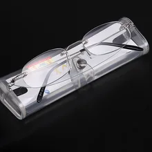 Vazrobe очки для чтения без оправы Для мужчин Для женщин HD объектив диоптрий пресбиопии+ 100 150 200 250 Чехол ходьбы читать видение человек