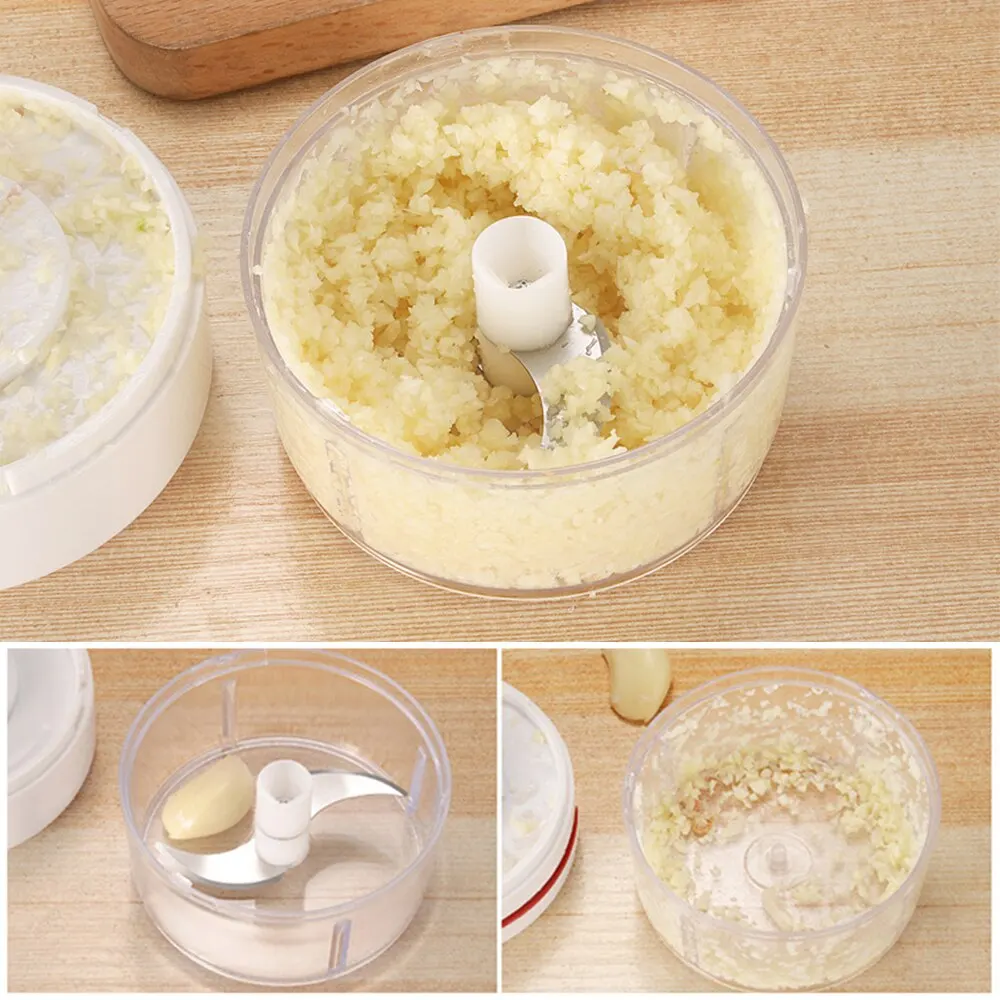Manual Garlic Grinder Garlic Press Food Chopper Mixer Meat Fruit Vegetable Nut Cutter Kitchen Tool Мясорубка