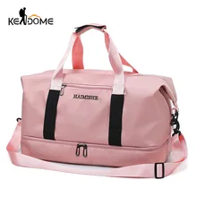 Дорожная сумка для багажа, сумки для спортзала, водонепроницаемые нейлоновые спортивные сумки для женщин, для йоги, плавания, Tas, для сухого и влажного спорта, XA828WD