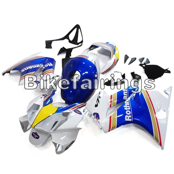 Для Honda VFR800 2002 03 04 05 06 07 08 09 10 2011 2012 пластиковый комплект для кузова панели Спортивного Велосипеда Крышка-синий белый и желтый корпуса