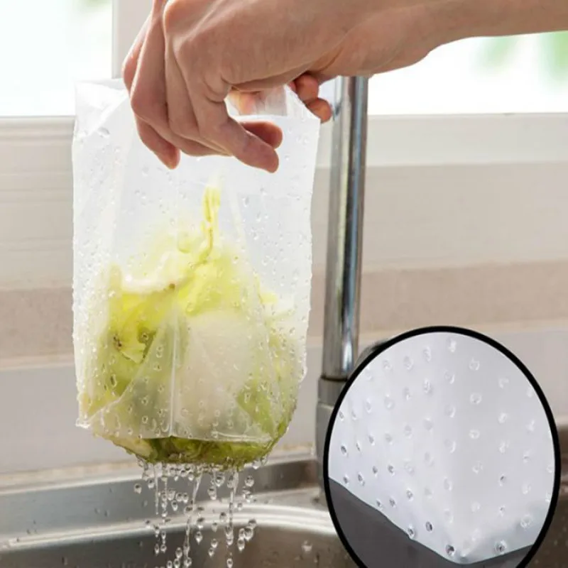

30pcs/pack 2019 New Cut Water Bag Kitchen Self-operated Drain Garbage Bag Sink Leftover Residue Water Bag Dunk Buckle