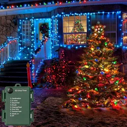 Christmas Decoration LED String Light Battery Power Fairy Garland Lights for Xmas Tree Decor New Year 2022 Navidad Outdoor Lamp