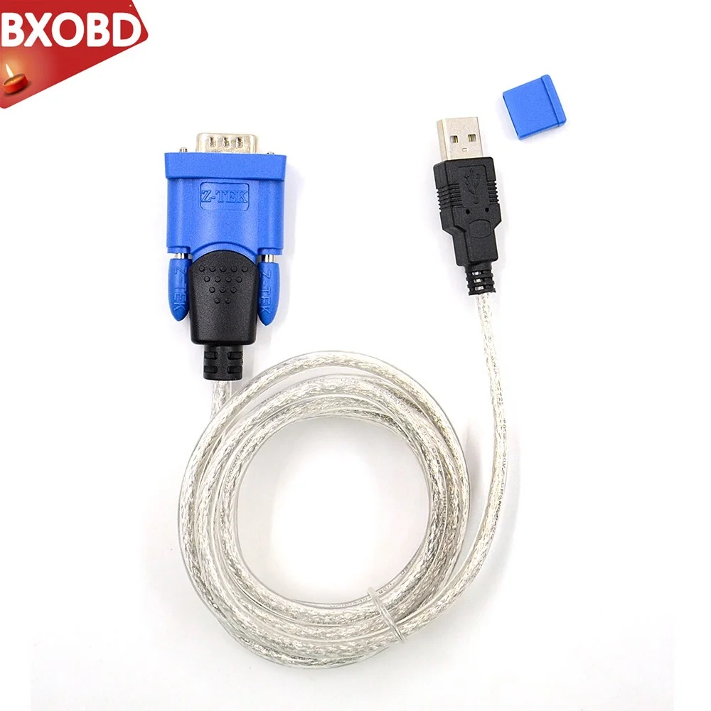 Z-TEK USB-RS232 конвертер USB Z TEK OBD2 кабель и соединитель | Автомобили мотоциклы