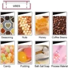 10oz Small Glass Storage Jars with Cork Lids and Spoons Yogurt Containers for Pantry,Baby,Food,Bathroom,Spices,Honey,DIY 4