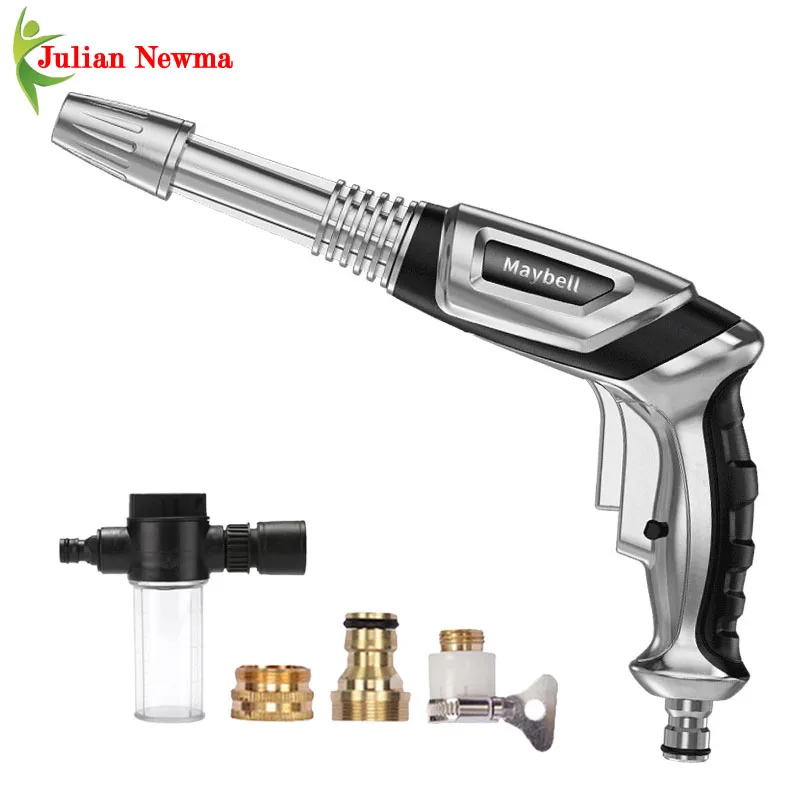 Pistola de agua de alta presión para lavado de coche, boquilla de pulverización para manguera de jardín, Hidrolavadora de agua, olla de espuma, herramienta de limpieza