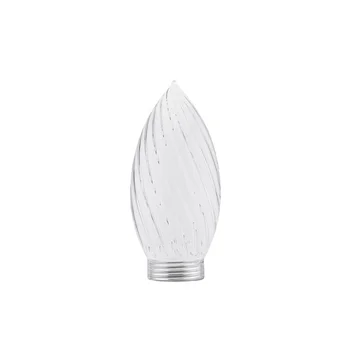 

87571 Dome Candle twisted transparent