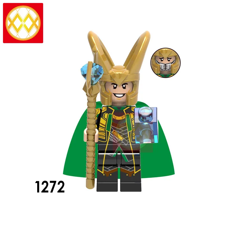 Тор Локи X0269 строительные блоки леди Тор недостойный Тор один Frigga Valkyria Hela Heimdall Asgard детские игрушки - Цвет: XH1272