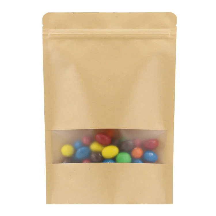 Waterproof-window-Kraft-Paper-Bag-Gift-Candy-coffee-seed-Packaging-Recyclable-Zip-Lock-Seal-bags (1)