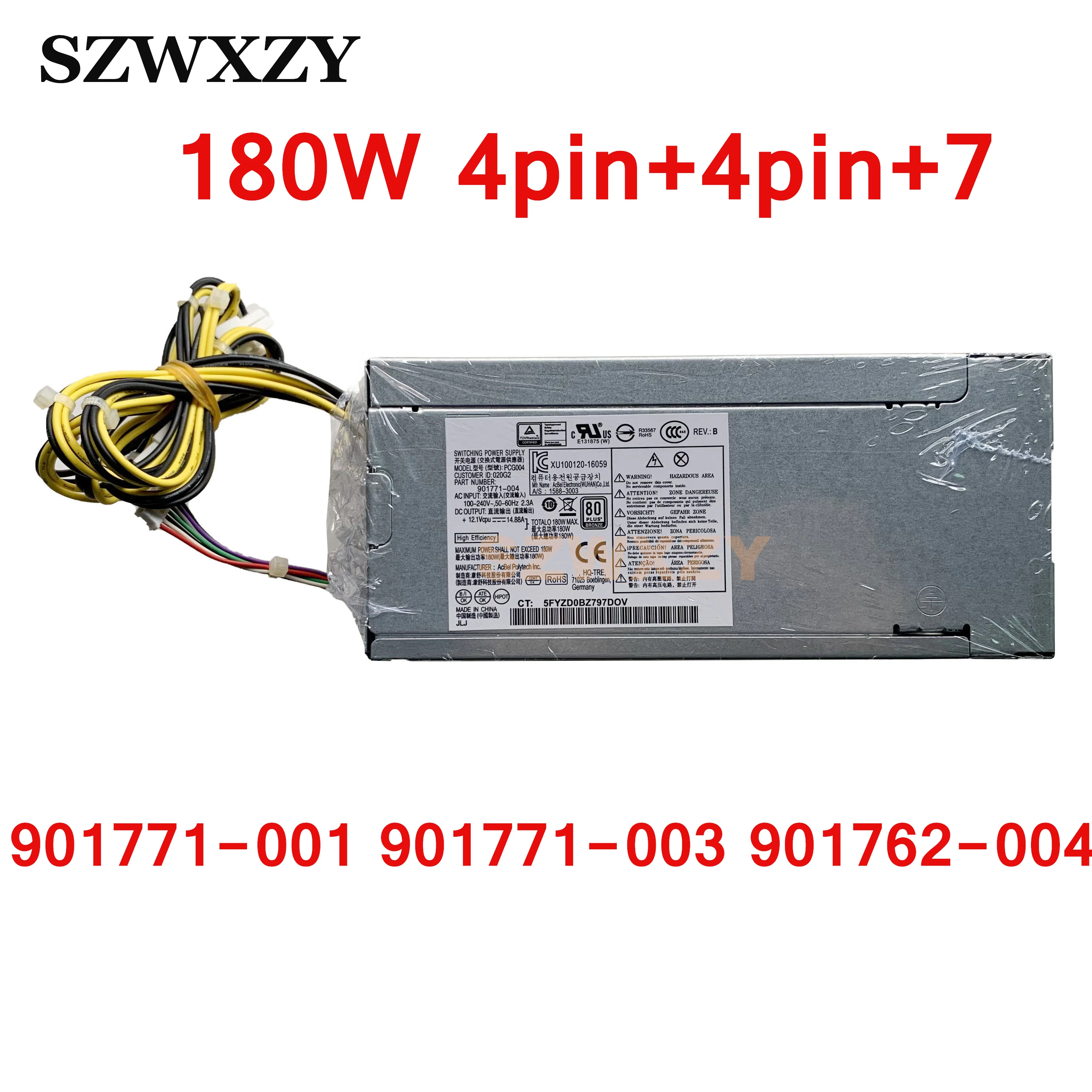 Новый оригинальный блок питания для HP 280 285 400 600 800 G1 G2 G3 G4 180W PCG004 DPS-180AB-25 A 901771-001