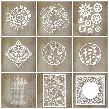 

Bloom Frame Cutting Dies Metal Stencils For DIY Scrapbooking Decoration Embossing Paper Card Craft Die Cut