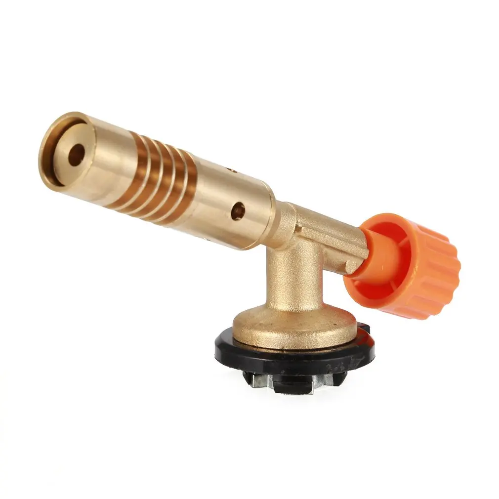 

Gas Torch Butane Burner Outdoor Camping BBQ Gas Torch Copper Flame Gas Flame Gun for Welding Equipment Burning Upto 1300