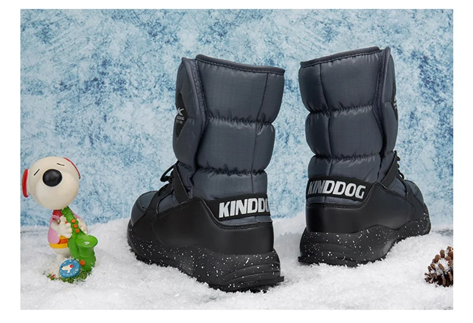 Ботинки для мальчиков высокие зимние ботинки плюшевая теплая обувь, большой размер 38-42, легкая одежда белая обувь на молнии для мальчиков популярные мужские ботинки г. Зима