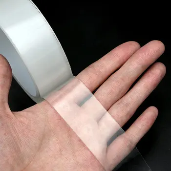 

Home reusable double sided adhesive for cinta - Traceless Nano Magic Cleanable Glue Gadget cinta magica doble cara transparente