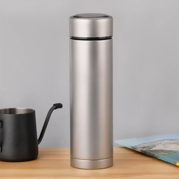 

Lixada Titanium Double Wall Bottle Vacuum Insulated Water Bottle Flask Outdoor Sports Leak Proof Water Bottle 500ml/450ml New