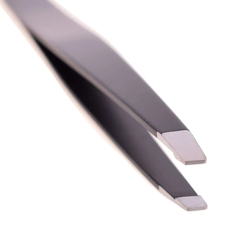 

1PC Black Color Eyebrow Tweezer Hair Beauty Slanted Puller Stainless Steel Eye Brow Clips Makeup Tool Brand New