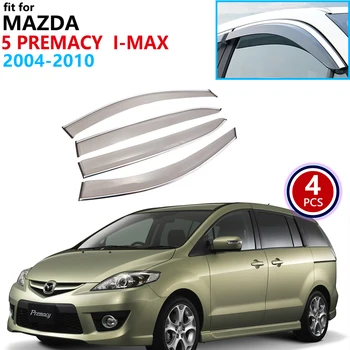 

for Mazda5 Premacy Ford i-MAX 2004~2010 Window Visor Vent Awnings Rain Guard Deflector Cover Car Accessories 2005 2006 2007 2008