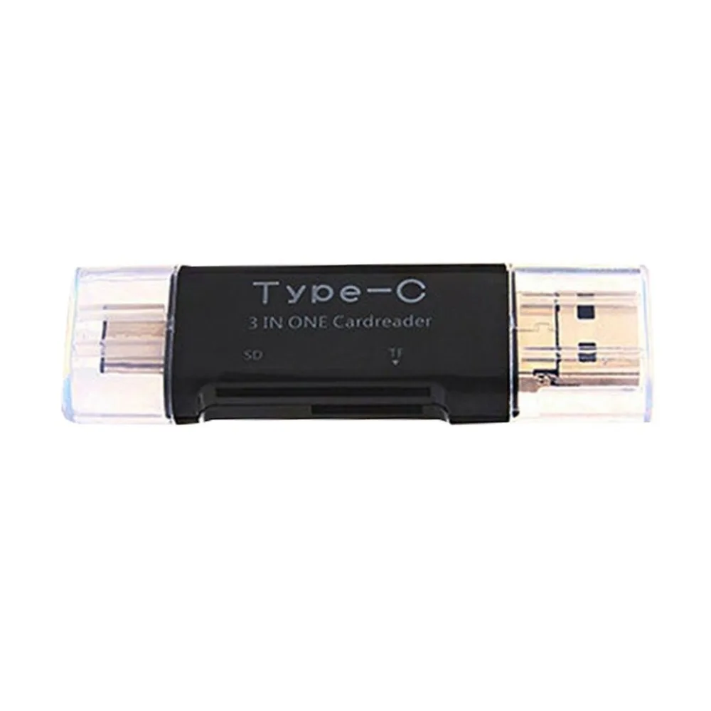 Многофункциональный Универсальный OTG тип-c кардридер USB 3,0 USB A Micro USB комбо в 2 слота TF SD кардридер для портативных ПК