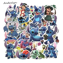 55 шт./компл. Лило и Стич граффити наклейки для скейтборда мотоцикл багаж ноутбук игрушка Прохладный Pegatinas