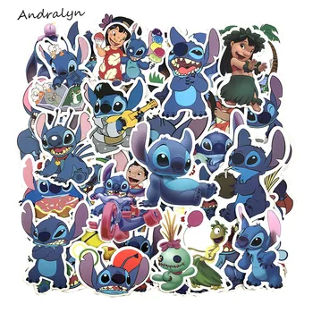 

55Pcs/Set Lilo & Stitch Graffit Stickers For Skateboard Motorcycle Luggage Laptop Notebook Toy Cool Pegatinas